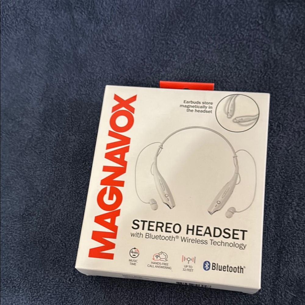 Stereo Headset with Bluetooth - Silver